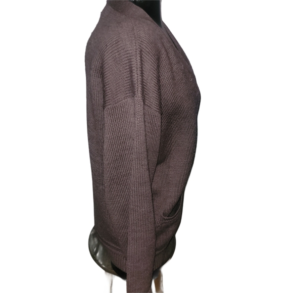 Private Member Men's Cozy Wool Blend Knit Sweater Cardigan M - Picture 3 of 7